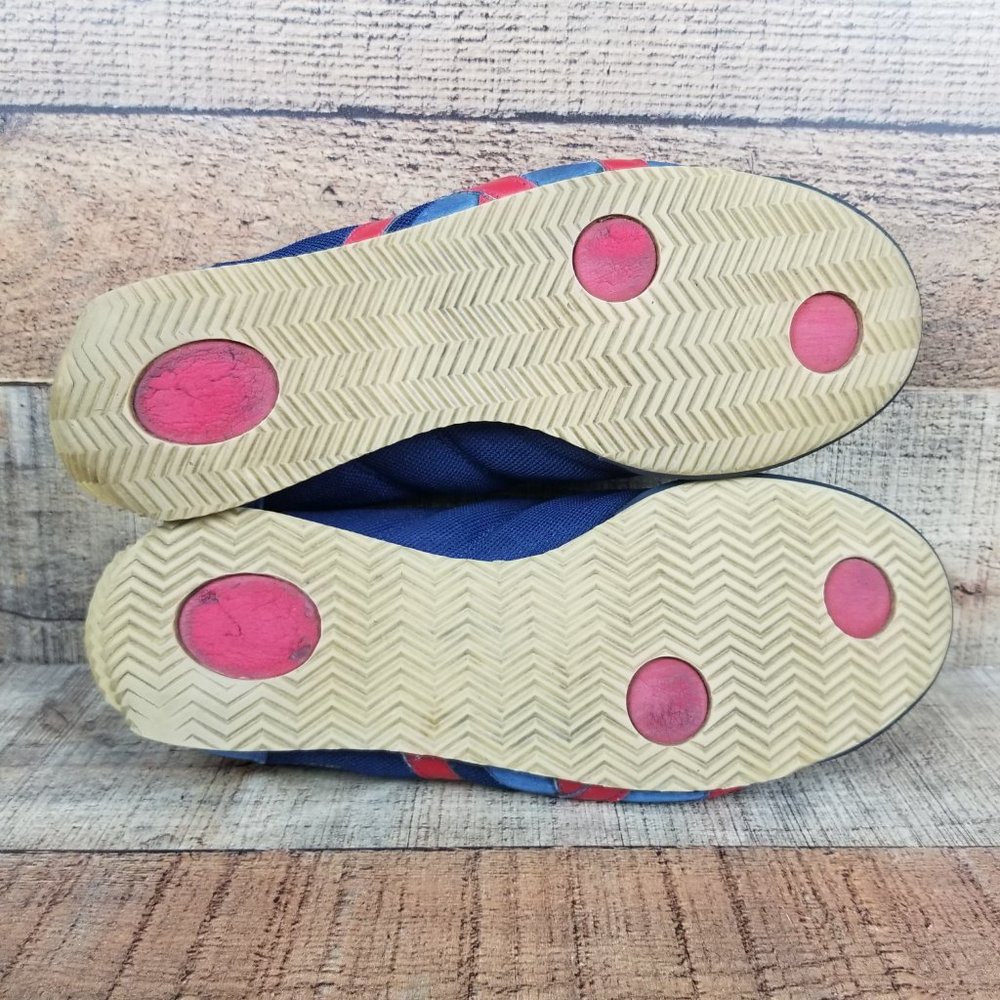 Asics Onitsuka Tiger Men Sz 8 Blue Red Retro Sneakers Casual Classic Low D203N - Picture 8 of 9